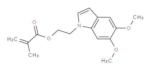 2-(5,6-dimethoxy-1H-indol-1-yl)ethyl methacrylate