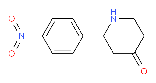 2-(4-nitrophenyl)piperidin-4-one