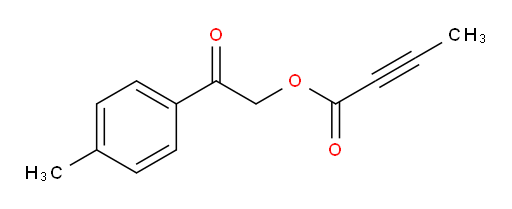 2-oxo-2-(p-tolyl)ethyl but-2-ynoate