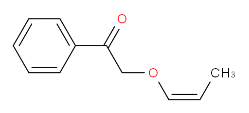 (Z)-1-phenyl-2-(prop-1-en-1-yloxy)ethanone