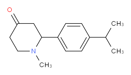 2-(4-isopropylphenyl)-1-methylpiperidin-4-one