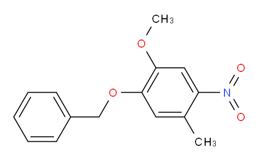 1-(benzyloxy)-2-methoxy-5-methyl-4-nitrobenzene