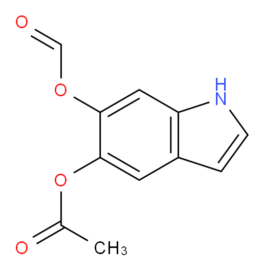 6-(formyloxy)-1H-indol-5-yl acetate