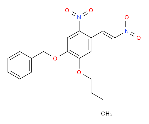 (E)-1-(benzyloxy)-2-butoxy-5-nitro-4-(2-nitrovinyl)benzene