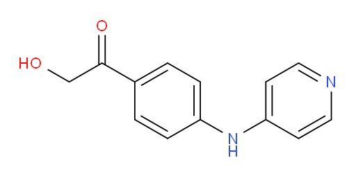 2-hydroxy-1-(4-(pyridin-4-ylamino)phenyl)ethanone