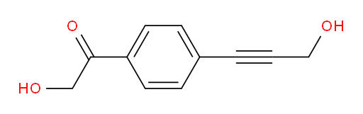 2-hydroxy-1-(4-(3-hydroxyprop-1-yn-1-yl)phenyl)ethanone