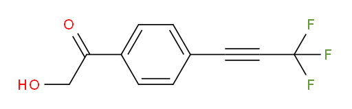 2-hydroxy-1-(4-(3,3,3-trifluoroprop-1-yn-1-yl)phenyl)ethanone