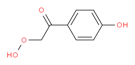 2-hydroperoxy-1-(4-hydroxyphenyl)ethanone
