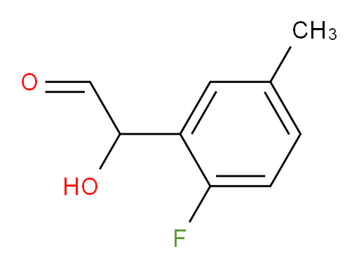 2-(2-fluoro-5-methylphenyl)-2-hydroxyacetaldehyde