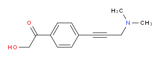 1-(4-(3-(dimethylamino)prop-1-yn-1-yl)phenyl)-2-hydroxyethanone