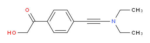 1-(4-((diethylamino)ethynyl)phenyl)-2-hydroxyethanone