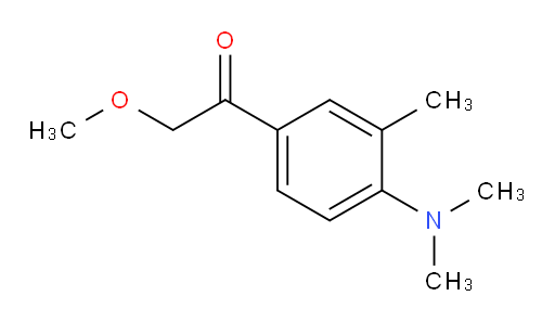 1-(4-(dimethylamino)-3-methylphenyl)-2-methoxyethanone