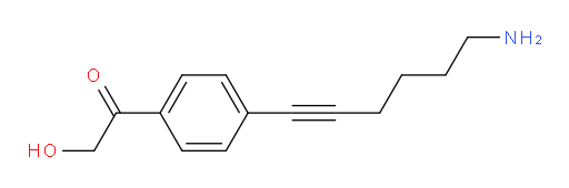 1-(4-(6-aminohex-1-yn-1-yl)phenyl)-2-hydroxyethanone