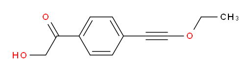 1-(4-(ethoxyethynyl)phenyl)-2-hydroxyethanone