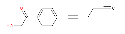 1-(4-(hexa-1,5-diyn-1-yl)phenyl)-2-hydroxyethanone