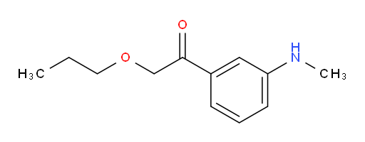 1-(3-(methylamino)phenyl)-2-propoxyethanone