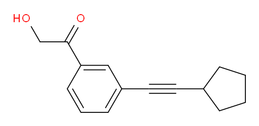 1-(3-(cyclopentylethynyl)phenyl)-2-hydroxyethanone