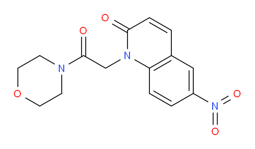 1-(2-morpholino-2-oxoethyl)-6-nitroquinolin-2(1H)-one