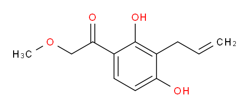 1-(3-allyl-2,4-dihydroxyphenyl)-2-methoxyethanone
