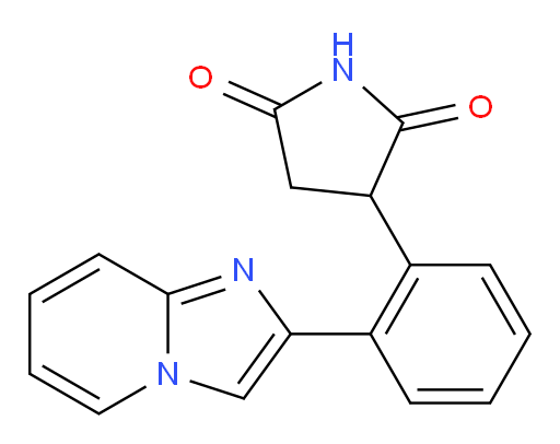 3-(2-(imidazo[1,2-a]pyridin-2-yl)phenyl)pyrrolidine-2,5-dione