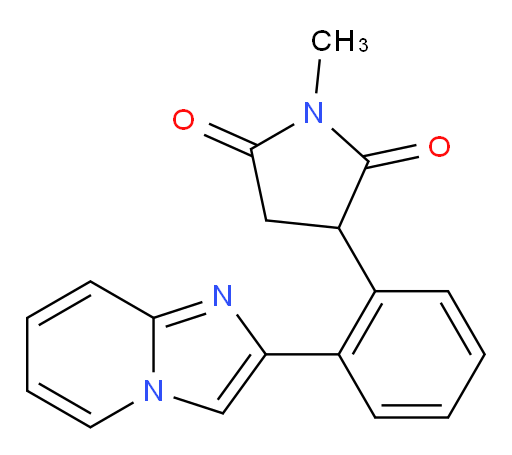 3-(2-(imidazo[1,2-a]pyridin-2-yl)phenyl)-1-methylpyrrolidine-2,5-dione