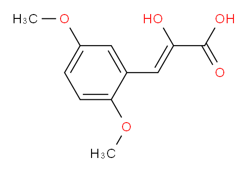 (Z)-3-(2,5-dimethoxyphenyl)-2-hydroxyacrylic acid