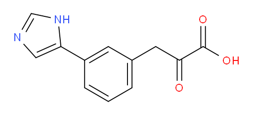 3-(3-(1H-imidazol-5-yl)phenyl)-2-oxopropanoic acid