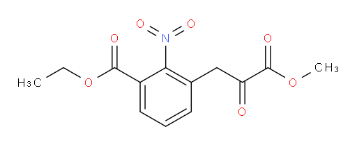 ethyl 3-(3-methoxy-2,3-dioxopropyl)-2-nitrobenzoate