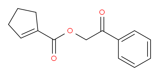 2-oxo-2-phenylethyl cyclopent-1-enecarboxylate