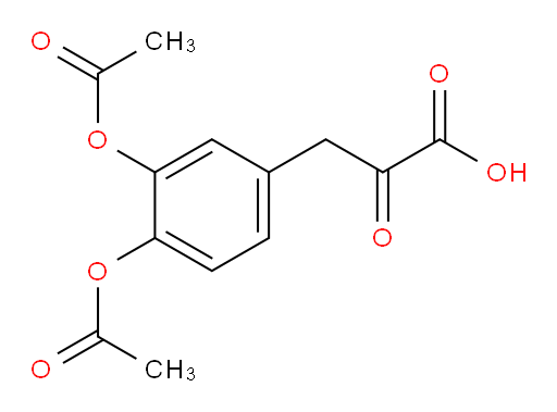 3-(3,4-diacetoxyphenyl)-2-oxopropanoic acid