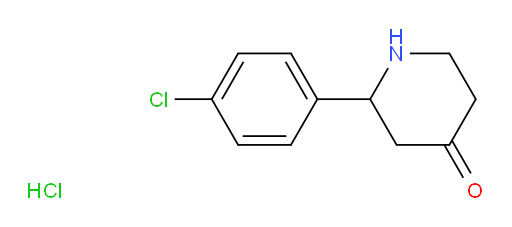2-(4-chlorophenyl)piperidin-4-one hydrochloride