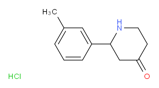 2-(m-tolyl)piperidin-4-one hydrochloride