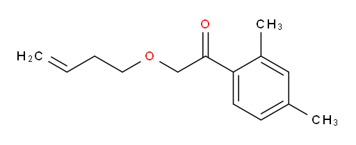 2-(but-3-en-1-yloxy)-1-(2,4-dimethylphenyl)ethanone