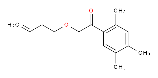 2-(but-3-en-1-yloxy)-1-(2,4,5-trimethylphenyl)ethanone