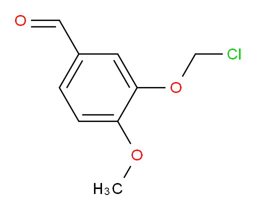 3-(chloromethoxy)-4-methoxybenzaldehyde