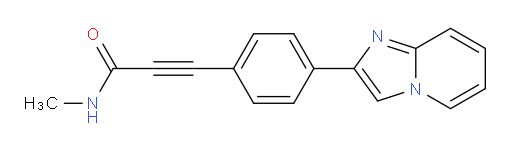 3-(4-(imidazo[1,2-a]pyridin-2-yl)phenyl)-N-methylpropiolamide
