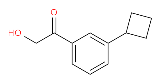 1-(3-cyclobutylphenyl)-2-hydroxyethanone