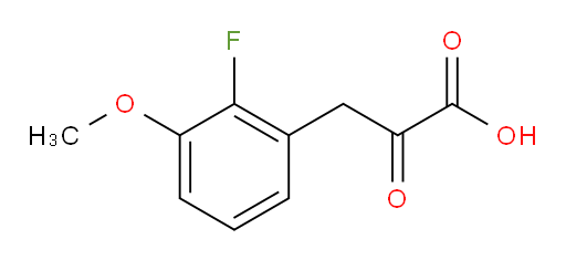 3-(2-fluoro-3-methoxyphenyl)-2-oxopropanoic acid