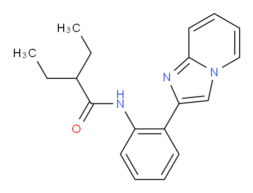 2-ethyl-N-(2-(imidazo[1,2-a]pyridin-2-yl)phenyl)butanamide