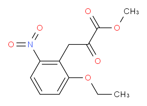 methyl 3-(2-ethoxy-6-nitrophenyl)-2-oxopropanoate