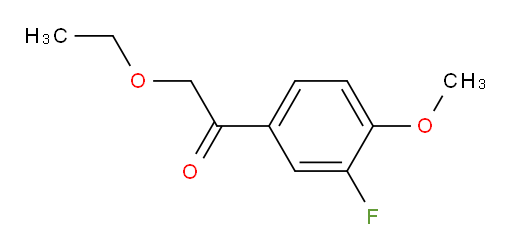 2-ethoxy-1-(3-fluoro-4-methoxyphenyl)ethanone