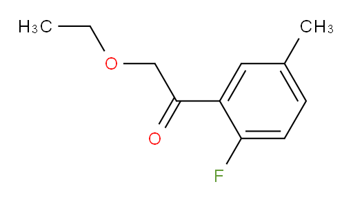 2-ethoxy-1-(2-fluoro-5-methylphenyl)ethanone