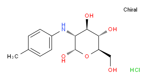(2S,3R,4R,5S,6R)-6-(hydroxymethyl)-3-(p-tolylamino)tetrahydro-2H-pyran-2,4,5-triol hydrochloride
