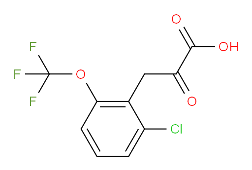 3-(2-chloro-6-(trifluoromethoxy)phenyl)-2-oxopropanoic acid