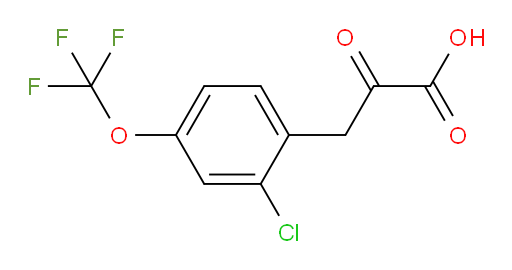 3-(2-chloro-4-(trifluoromethoxy)phenyl)-2-oxopropanoic acid