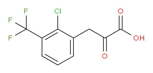 3-(2-chloro-3-(trifluoromethyl)phenyl)-2-oxopropanoic acid