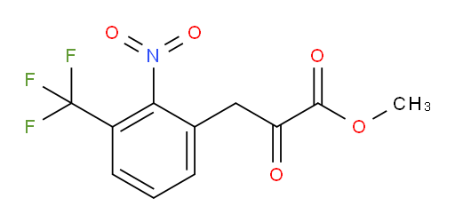 methyl 3-(2-nitro-3-(trifluoromethyl)phenyl)-2-oxopropanoate
