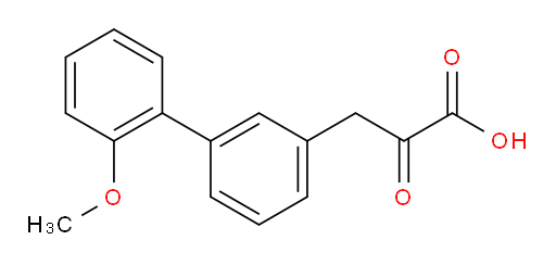 3-(2'-methoxy-[1,1'-biphenyl]-3-yl)-2-oxopropanoic acid