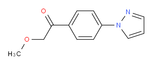 1-(4-(1H-pyrazol-1-yl)phenyl)-2-methoxyethanone