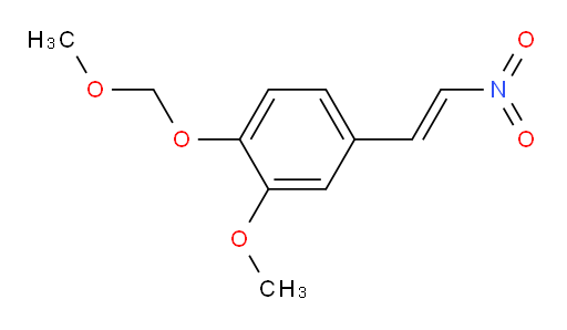 (E)-2-methoxy-1-(methoxymethoxy)-4-(2-nitrovinyl)benzene